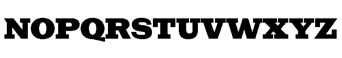 NaNRageSlabStd ExtraBd Font UPPERCASE