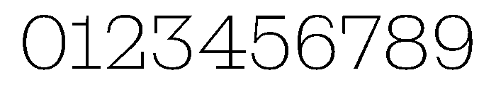 NaNRageSlabStd ExtraLt Font OTHER CHARS