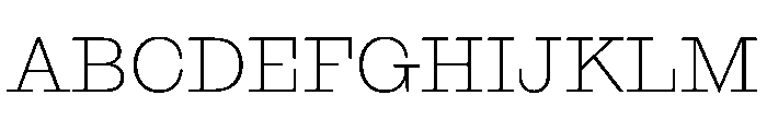 NaNRageSlabStd ExtraLt Font UPPERCASE