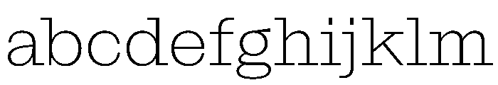 NaNRageSlabStd ExtraLt FONT