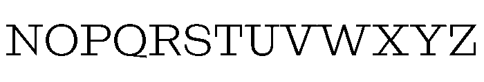 NaNRageSlabStd Lt Font UPPERCASE