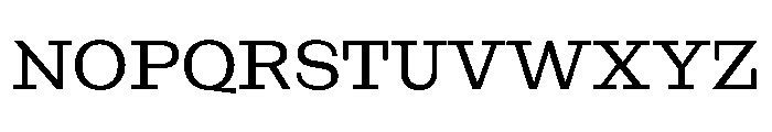 NaNRageSlabStd Reg Font UPPERCASE