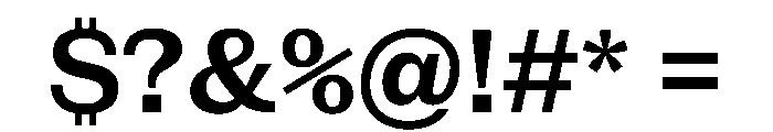 NaNRageSlabStd SemiBd Font OTHER CHARS