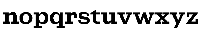 NaNRageSlabStd SemiBd Font LOWERCASE