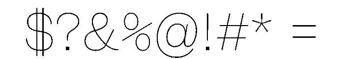 NaNRageSlabStd Thin Font OTHER CHARS