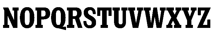 NaNRageSlabXCnd Bd Font UPPERCASE