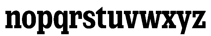 NaNRageSlabXCnd Bd Font LOWERCASE