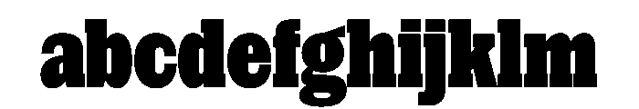 NaNRageSlabXCnd Blk FONT