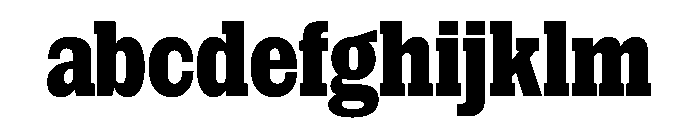 NaNRageSlabXCnd ExtraBd FONT