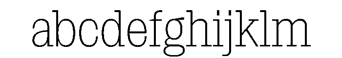 NaNRageSlabXCnd ExtraLt FONT