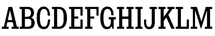NaNRageSlabXCnd Med Font UPPERCASE
