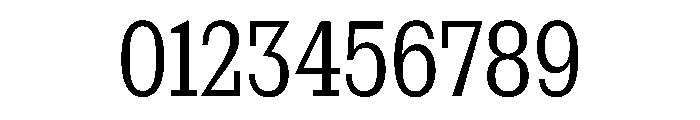 NaNRageSlabXCnd Reg Font OTHER CHARS