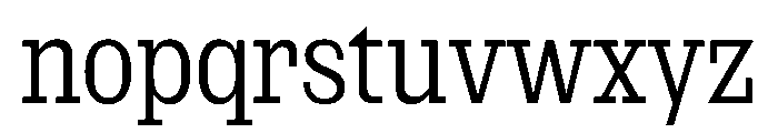 NaNRageSlabXCnd Reg Font LOWERCASE
