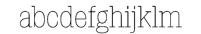 NaNRageSlabXCnd Thin FONT