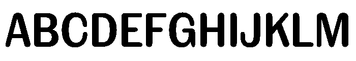 NaNRageSoftCnd SemiBd Font UPPERCASE