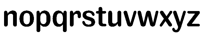 NaNRageSoftCnd SemiBd Font LOWERCASE