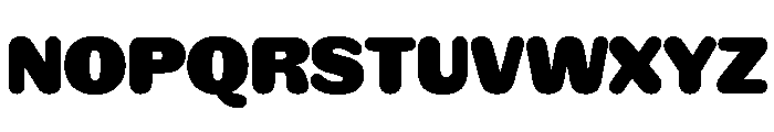 NaNRageSoftNr Blk Font UPPERCASE
