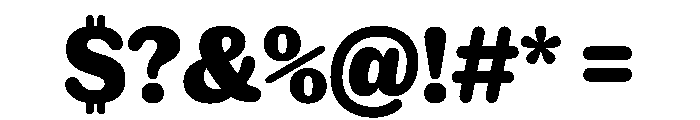NaNRageSoftNr ExtraBd Font OTHER CHARS