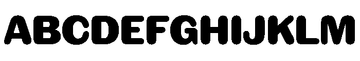 NaNRageSoftNr ExtraBd Font UPPERCASE