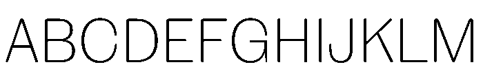 NaNRageSoftNr ExtraLt Font UPPERCASE