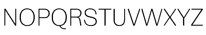 NaNRageSoftNr ExtraLt Font UPPERCASE