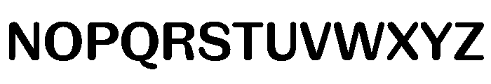 NaNRageSoftNr SemiBd Font UPPERCASE