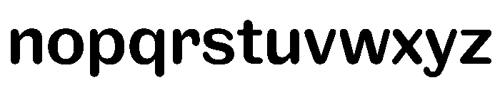 NaNRageSoftNr SemiBd Font LOWERCASE