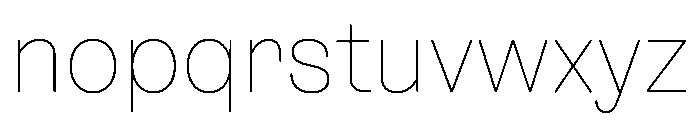 NaNRageSoftNr Thin Font LOWERCASE