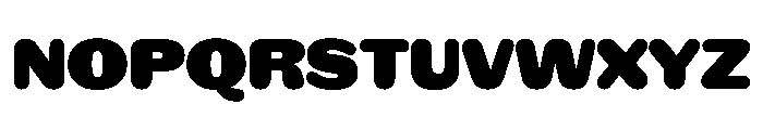 NaNRageSoftStd Blk Font UPPERCASE