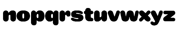 NaNRageSoftStd Blk Font LOWERCASE
