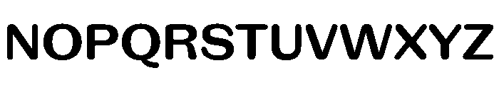 NaNRageSoftStd SemiBd Font UPPERCASE