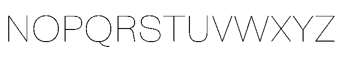 NaNRageSoftStd Thin Font UPPERCASE