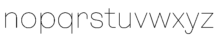 NaNRageSoftStd Thin Font LOWERCASE