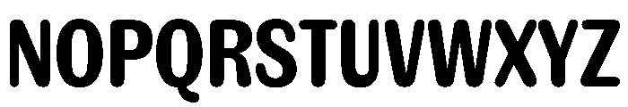 NaNRageSoftXCnd Bd Font UPPERCASE