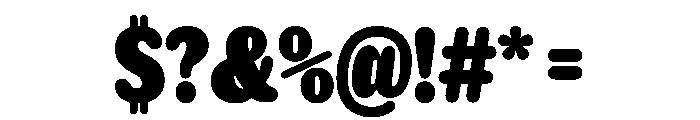 NaNRageSoftXCnd Blk Font OTHER CHARS