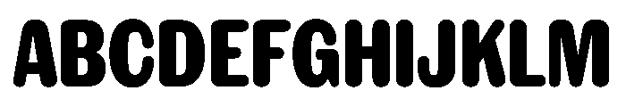 NaNRageSoftXCnd ExtraBd Font UPPERCASE
