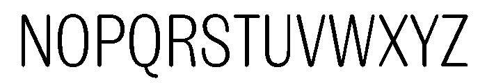 NaNRageSoftXCnd Lt Font UPPERCASE