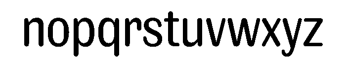 NaNRageSoftXCnd Med Font LOWERCASE