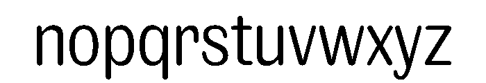 NaNRageSoftXCnd Reg Font LOWERCASE
