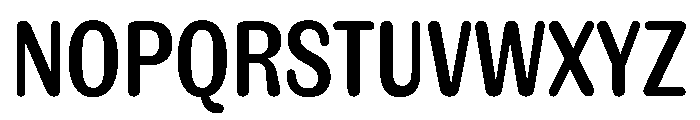 NaNRageSoftXCnd SemiBd Font UPPERCASE