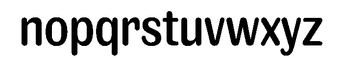 NaNRageSoftXCnd SemiBd Font LOWERCASE