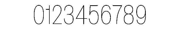 NaNRageSoftXCnd Thin Font OTHER CHARS