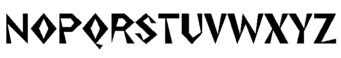 NaNRageZippCnd Bd Font UPPERCASE