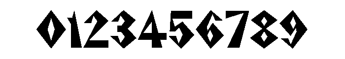 NaNRageZippCnd ExtraBd Font OTHER CHARS