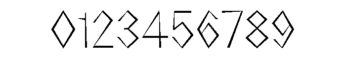 NaNRageZippCnd ExtraLt Font OTHER CHARS