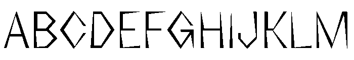 NaNRageZippCnd Lt Font UPPERCASE