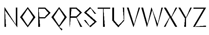NaNRageZippCnd Lt Font UPPERCASE