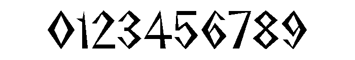 NaNRageZippCnd Med Font OTHER CHARS