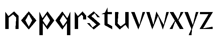 NaNRageZippCnd Med Font LOWERCASE