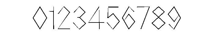 NaNRageZippCnd Thin Font OTHER CHARS